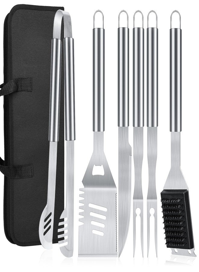 Electactic BBQ Grilling Accessories, 16-Inch Stainless Steel BBQ Grill Tools Set for Men, Heavy Duty Grilling Accessories Kit for Camping, Kitchen, Extra Thick Barbecue Utensil - Image 1