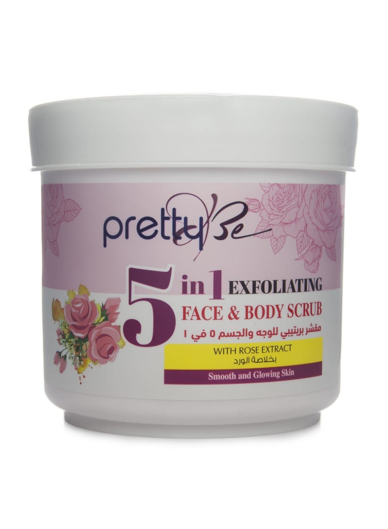 Pretty Be Face and Body Scrub With Rose Extract 550 ml - Image 1