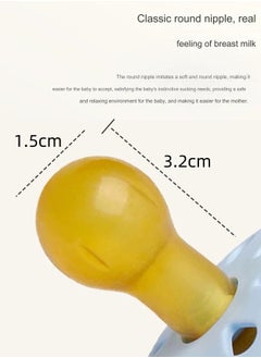 joybuy Natural Latex Pacifier, Baby 0-6 Months(Blue)  - Image 2