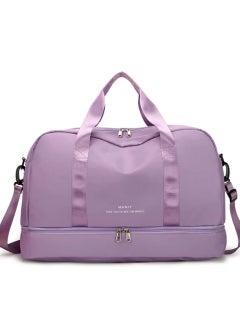 Generic Distinctive bag for the club, trips and travel for all uses, water-resistant with a separate compartment - Purple  - Image 1