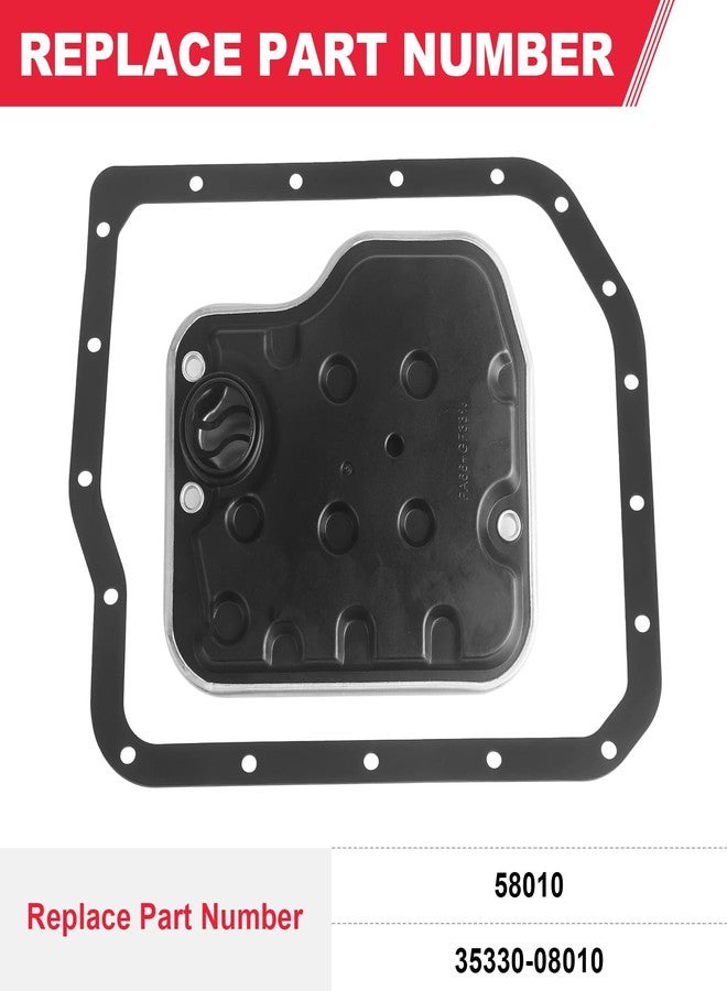 Fitede Automatic Transmission Filter with Gasket Kit Fits for U250E U151E U151F Transmission - Toyota Lexus Camry Highlander RAV4 Sienna Avalon ES330 RX330 RX350 Replaces# 58010 35330-08010 - Image 2