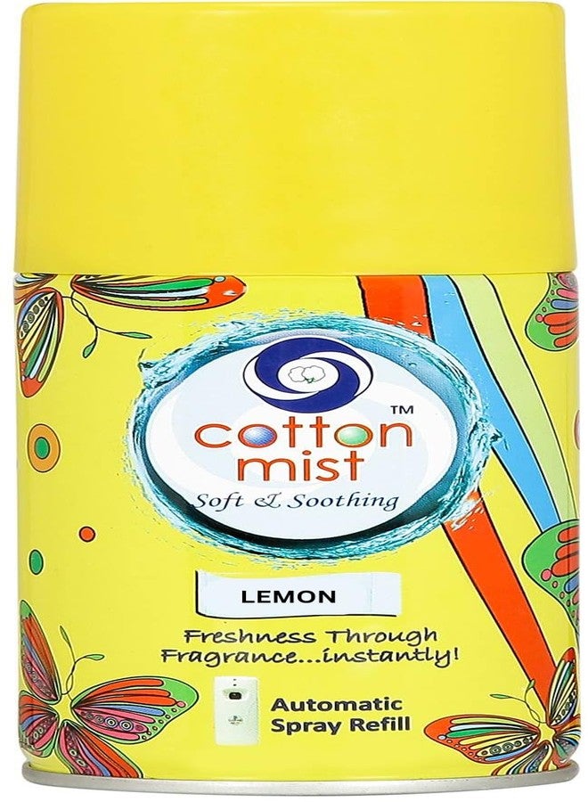 Cotton Mist Air Freshener Refill | Lemon Fragrance | 250ML | 3000 Sprays | Ideal For Homes, Offices, Restaurant, Hotel, Mall, Saloon etc | Fits All Standard Dispensers | Does NOT fit 225ML Dispenser - Image 2