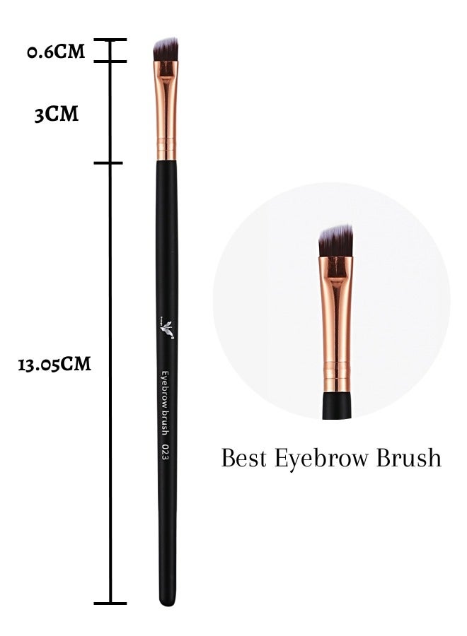 daroge Eyebrow Makeup Brush Rose Gold/Black - Image 3