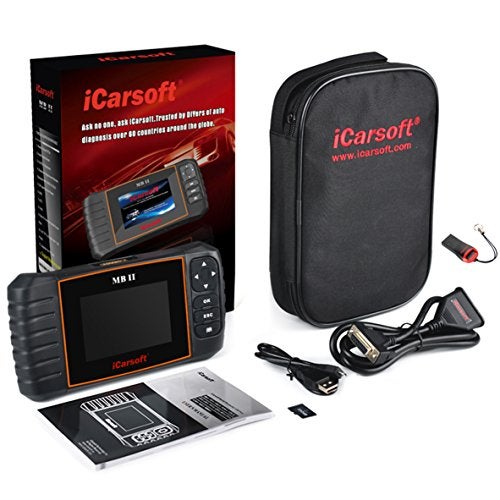 iCarsoft MBII for Mercedes Benz, Reads and Clears Trouble Codes, EPB,SAS, ETC Reset - Image 2