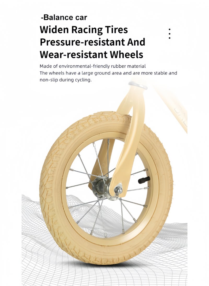 Balance Bike | Kids' First Racing Bike, Lightweight Carbon Steel Frame, 360° Spin Handlebars, Non-Slip Tires, Adjustable Seat, for Ages 2-6 Years, Max 30kg  - Image 5