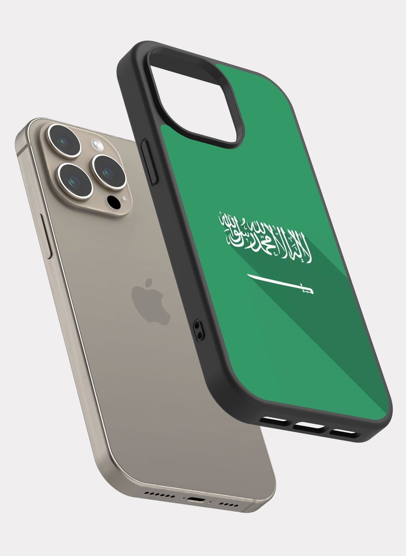 PXLAAT iPhone 15 Pro Max case cover The Great Saudi Flag - Image 2