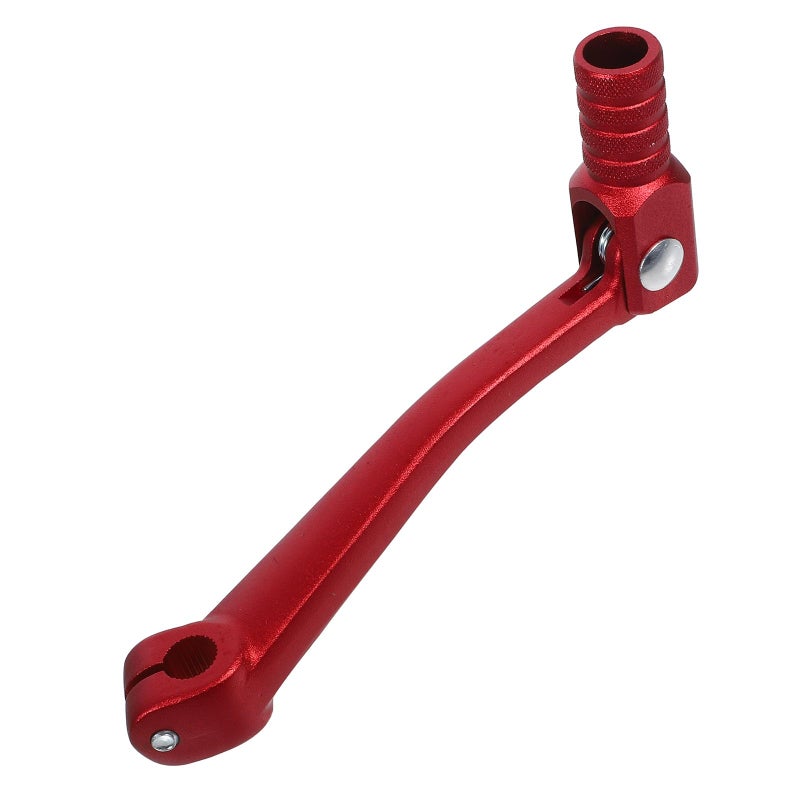 Folding Aluminum Alloy Motorcycle Gear Shifter Lever Red for Dirt Bike and ATV - Image 2