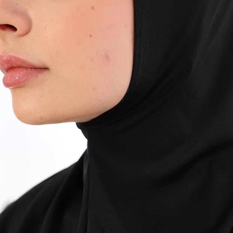 إلانيسا  عباءة نسائية مزودة بسحاب ووشاح رأس، مناسبة للصلاة والارتداء اليومي - Image 2