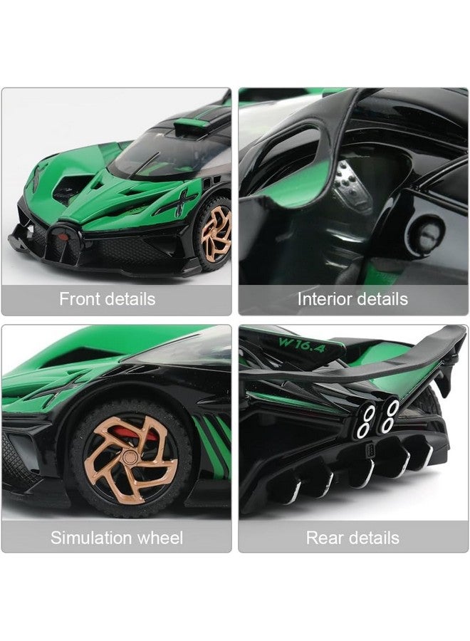 Magicwand 1:24 Scale Die-Cast Bugattti Bolide【Colors As Per Stock】【Large】 with 4 Openable Doors,Pull Back Action,Lights,Music & Working Horn & Smoke【Pack of 1】 - Image 2