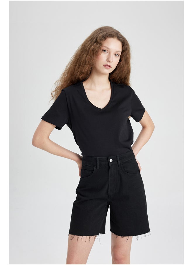 DeFacto - Woman Denim Bermuda - Image 1