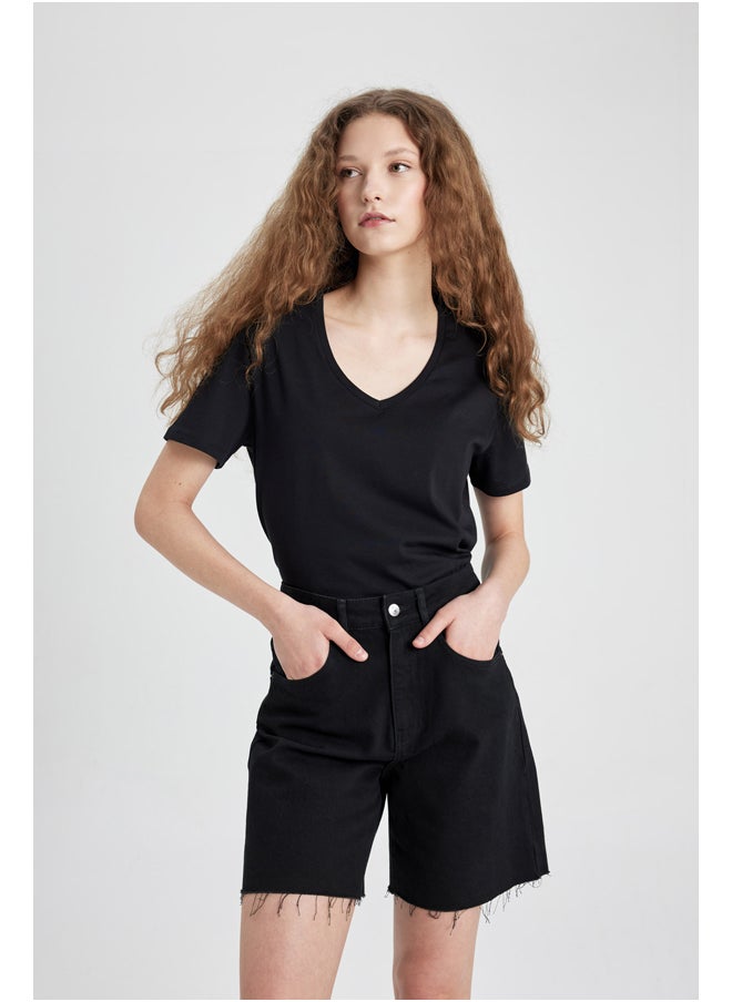 DeFacto - Woman Denim Bermuda - Image 1
