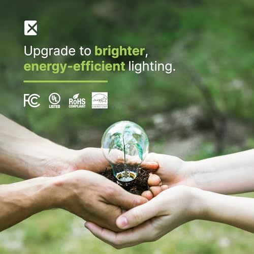 Xtricity Compact Fluorescent Light Bulbs T2 Spiral, E26 Base, 13W (60W Equivalent), 2700k Soft White, 900 Lumens, CFL, 120V - UL Listed, (6 Pack) - Image 4