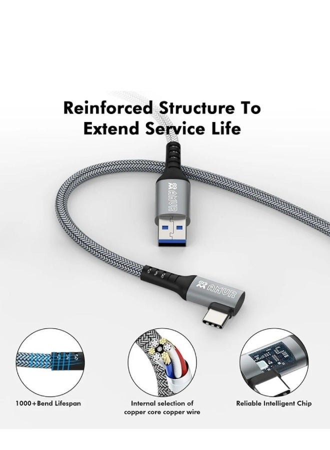 اي ام في ار كابل AMVR 5M Link لكلا من PICO 4 وOculus Quest 3 وQuest 2 وQuest Pro وNeo 3 وPSVR 2، كابل بيانات مع محول USB Type-C احتياطي، ملحقات الواقع الافتراضي. - Image 5