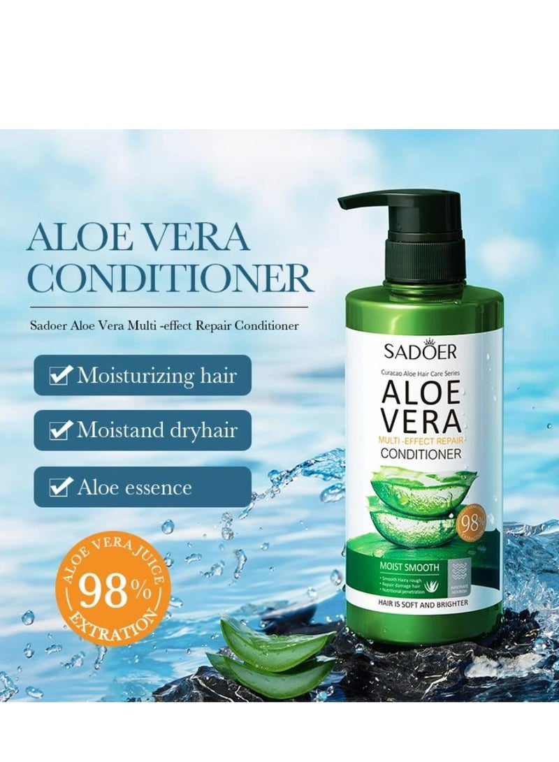 SADOER Aloe Vera Multi-Effect Anti Dandruff Repair Conditioner Anti-Itch Oil Control Conditioner 500 ML - Image 2