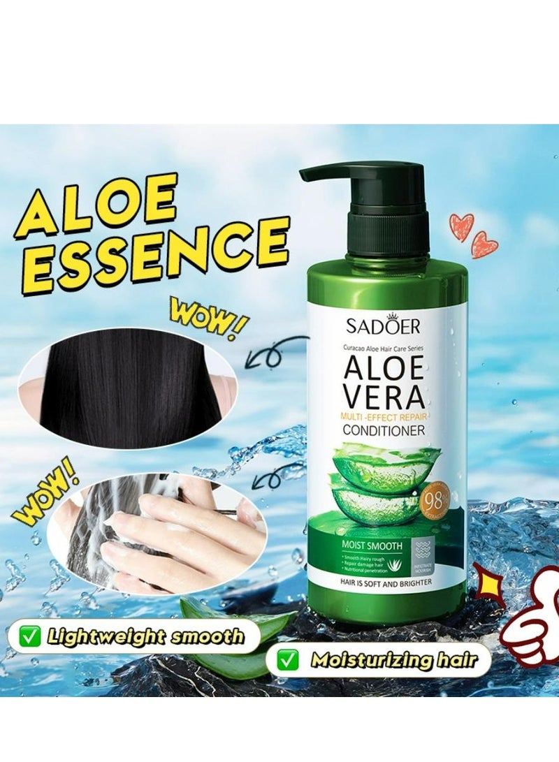 SADOER Aloe Vera Multi-Effect Anti Dandruff Repair Conditioner Anti-Itch Oil Control Conditioner 500 ML - Image 4