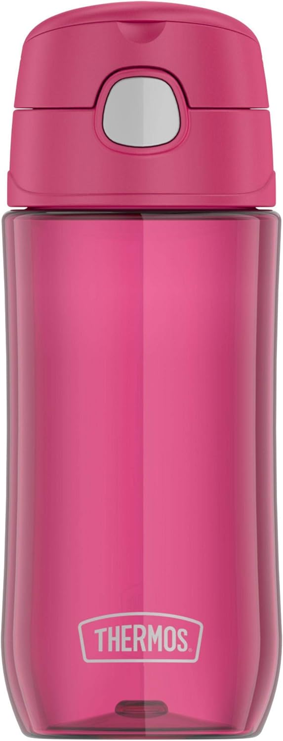 THERMOS Funtainer Plastic Kids Raspberry Bottle 470ml - Image 1