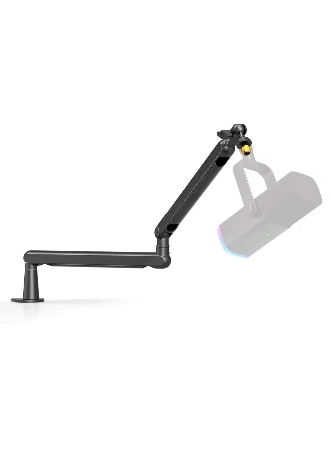 فيفين حامل ميكروفون FIFINE قابل للتعديل ومنخفض الارتفاع مع نظام إدارة الكابلات/حامل مكتبي، ذراع تعليق لميكروفون K688 Ampligame AM8-BM88 - Image 1