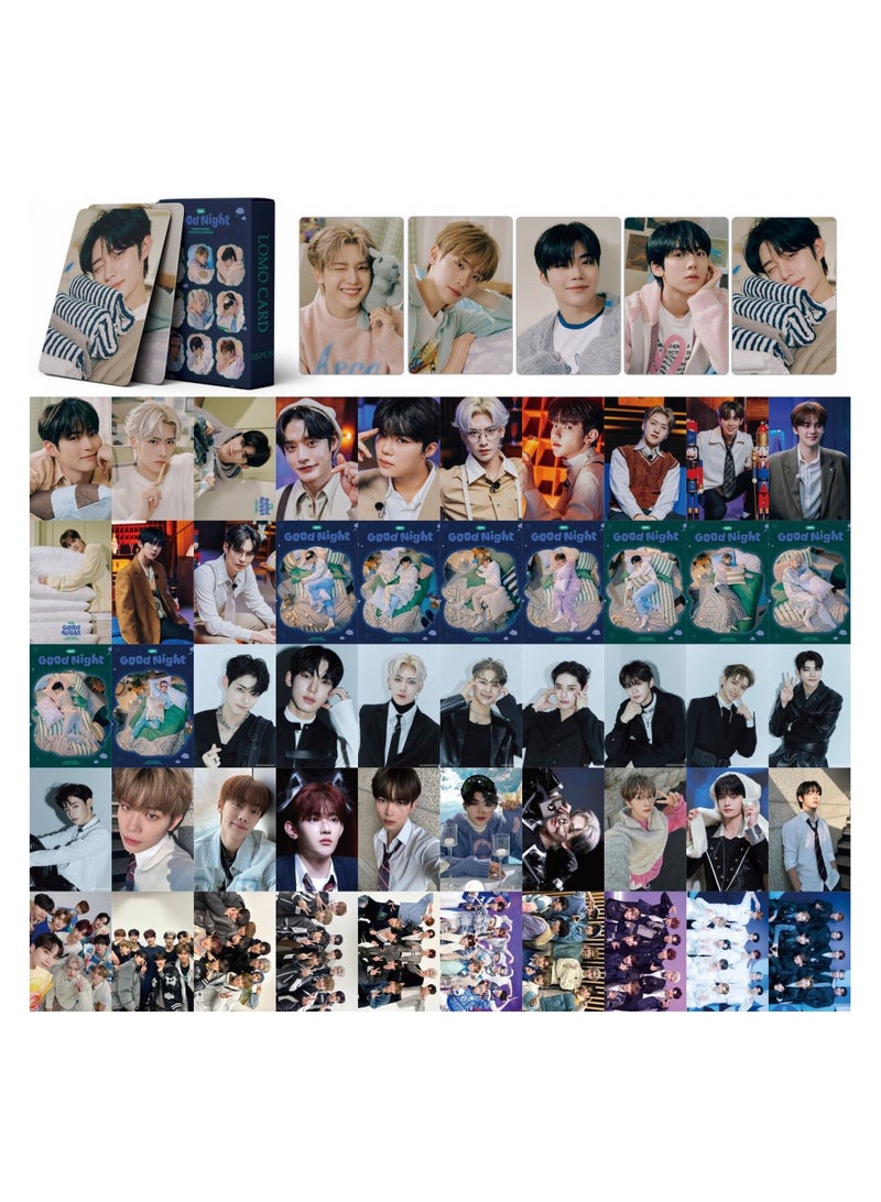 NIBEMINENT 55 Pcs Kpop ZB1 ZEROBASEONE GOOD NIGHT Lomo Cards Card For Fans Collection Gifts - Image 2