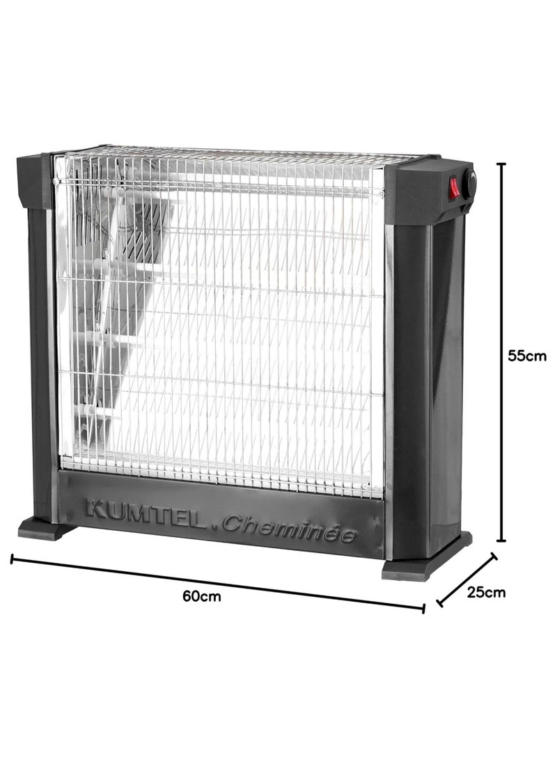 Kumtel Ihome Electric Quartz Heater - KH2760 - Image 4