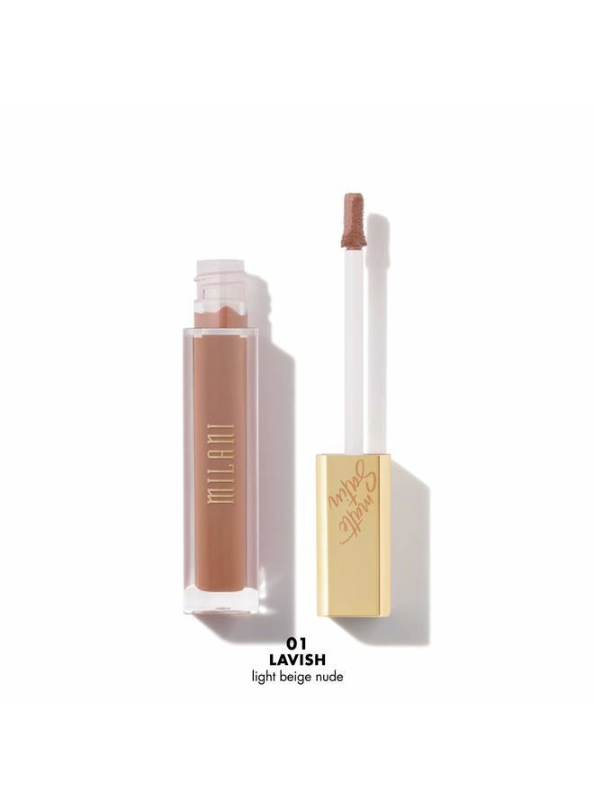 MILANI Amore Satin Matte Lip Crème - Lavish (0.22 Fl. Oz.) Cruelty-Free Nourishing Lip Gloss with a Soft, Full Matte Finish - Image 5