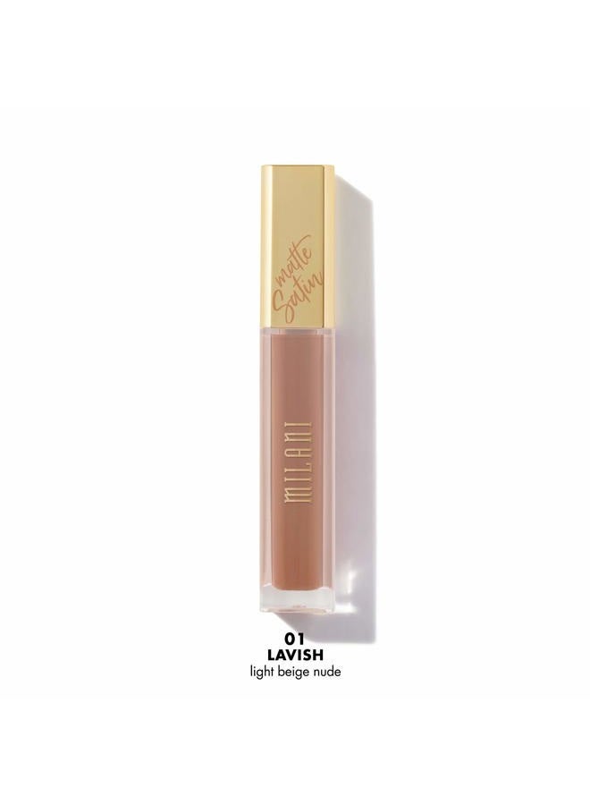 MILANI Amore Satin Matte Lip Crème - Lavish (0.22 Fl. Oz.) Cruelty-Free Nourishing Lip Gloss with a Soft, Full Matte Finish - Image 3