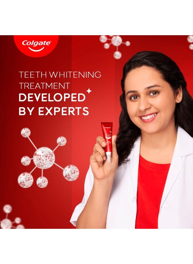 كولجيت جل معزز للتبييض فيزيبل وايت من كولجيت (13 جم)، علاج تبييض الأسنان يُترك على الأسنان باستخدام تقنية الأكسجين النشط، يبيض الأسنان في 14 يومًا، يزيل البقع ويفتح الأسنان، مبيض أسنان آمن على المينا - Image 5