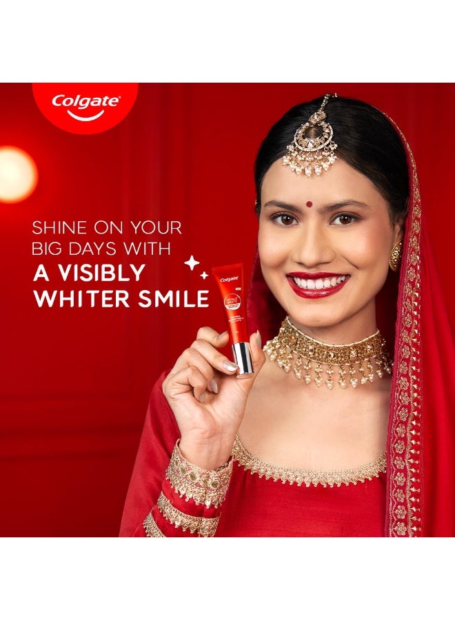 كولجيت جل معزز للتبييض فيزيبل وايت من كولجيت (13 جم)، علاج تبييض الأسنان يُترك على الأسنان باستخدام تقنية الأكسجين النشط، يبيض الأسنان في 14 يومًا، يزيل البقع ويفتح الأسنان، مبيض أسنان آمن على المينا - Image 4