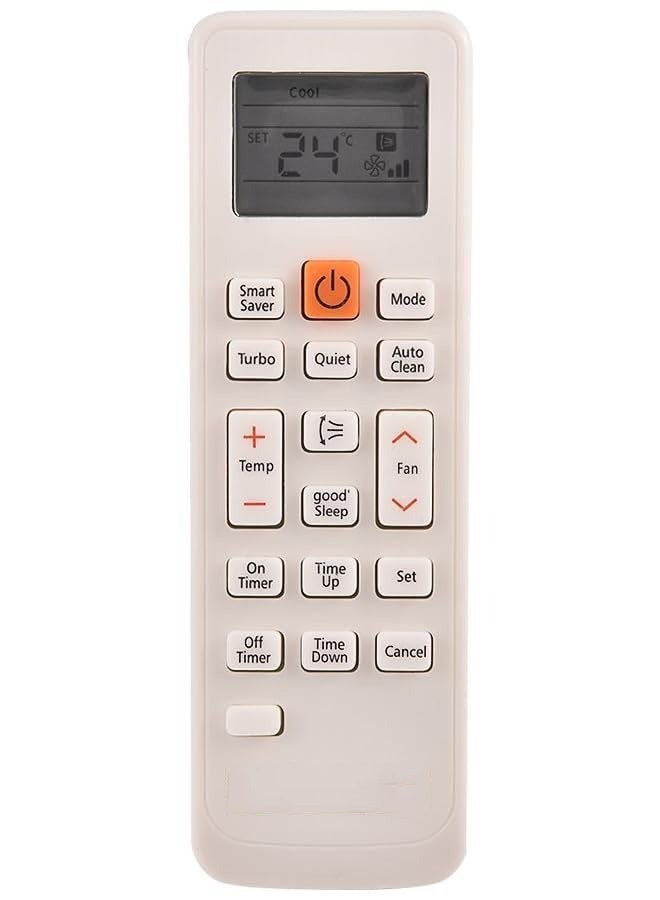 erorex Replacement Remote Control for Wall-Mounted Air Conditioner – White - Image 3