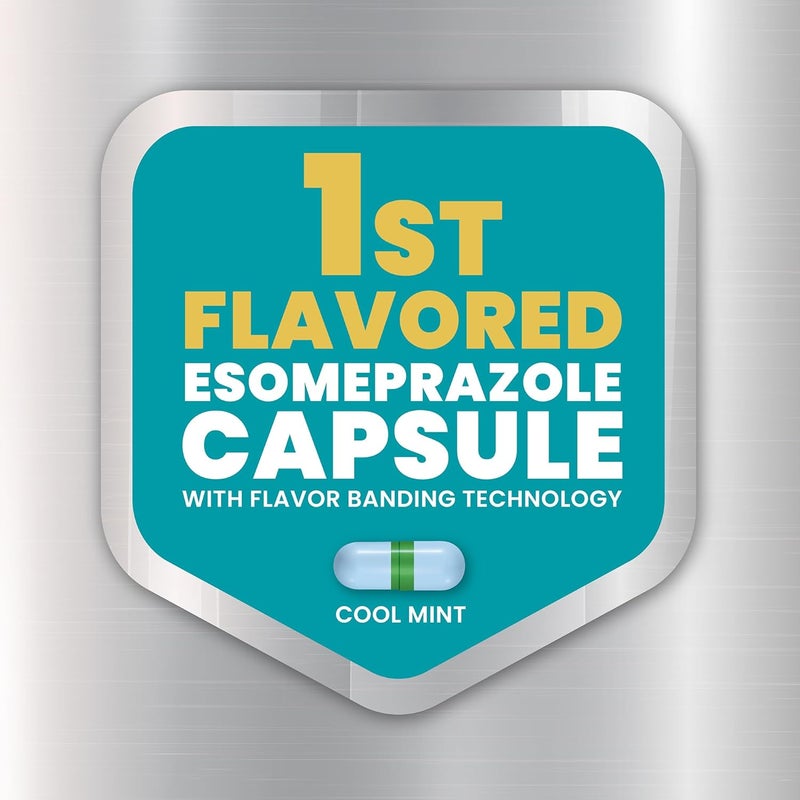 GoodSense Esomeprazole Magnesium DelayedRelease Capsules 20 mg Acid Reducer Cool Mint 28 Count - Image 2