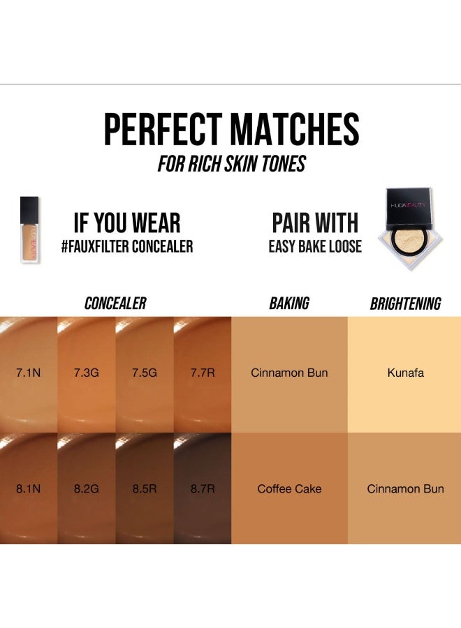 Huda HUDA BEAUTY NEW Easy Bake Loose Baking and Setting Powder - Cinnamon Bun - Image 4