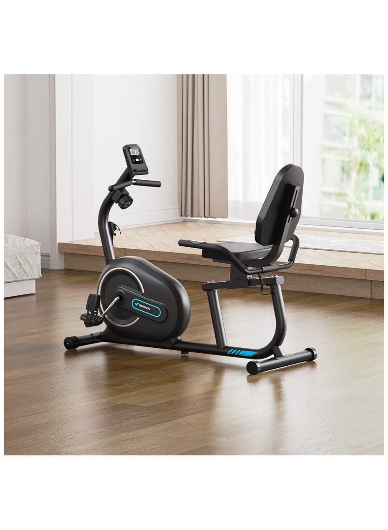 Merach MERACH S08 Recumbent Exercise Bike – Comfort & Stability for Effective Home Workouts - Image 2