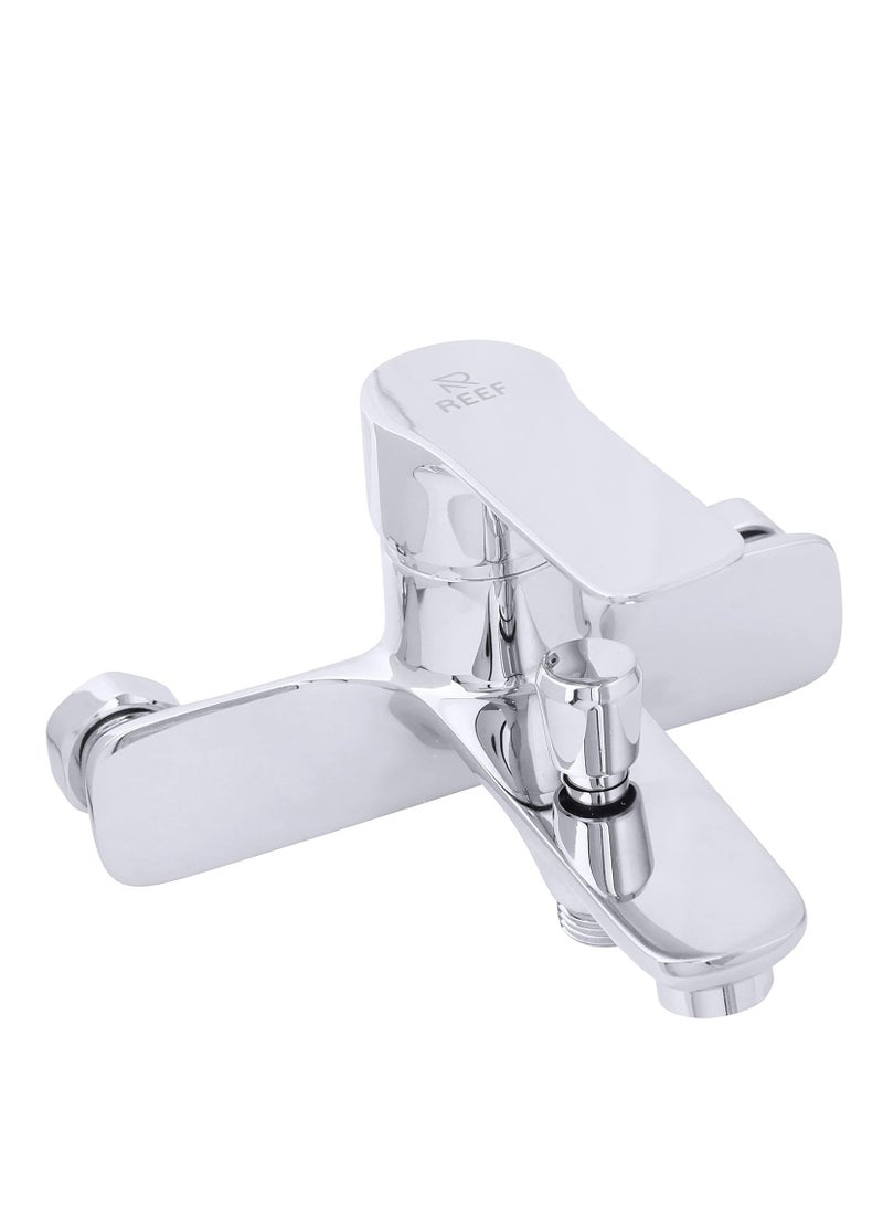 REEF Poppy Fiona Shower Mixer – Polished Chrome Finish | Single-Lever Bathtub Faucet | Water-Saving Soft Flow - Image 1