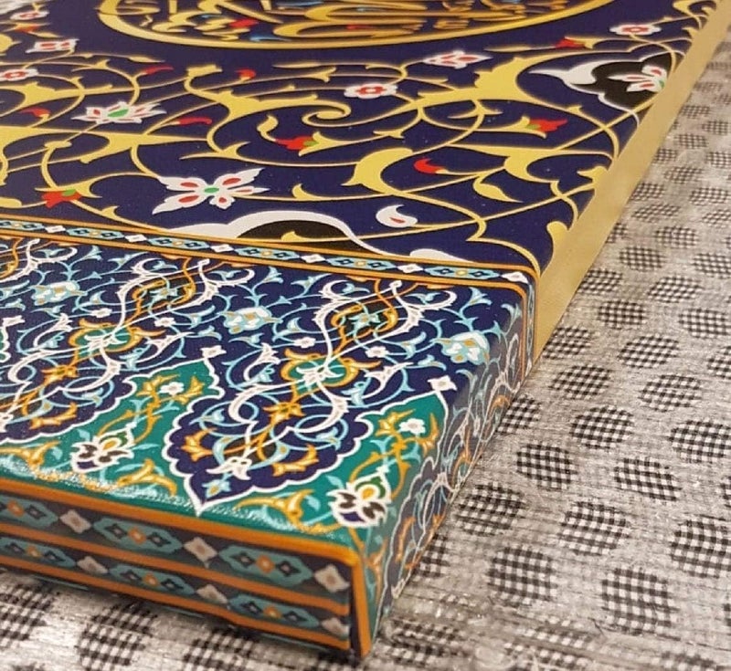 Al Raied ARS® لوحة فنية إسلامية كبيرة - آية الكرسي - 80x32 سم - Image 4