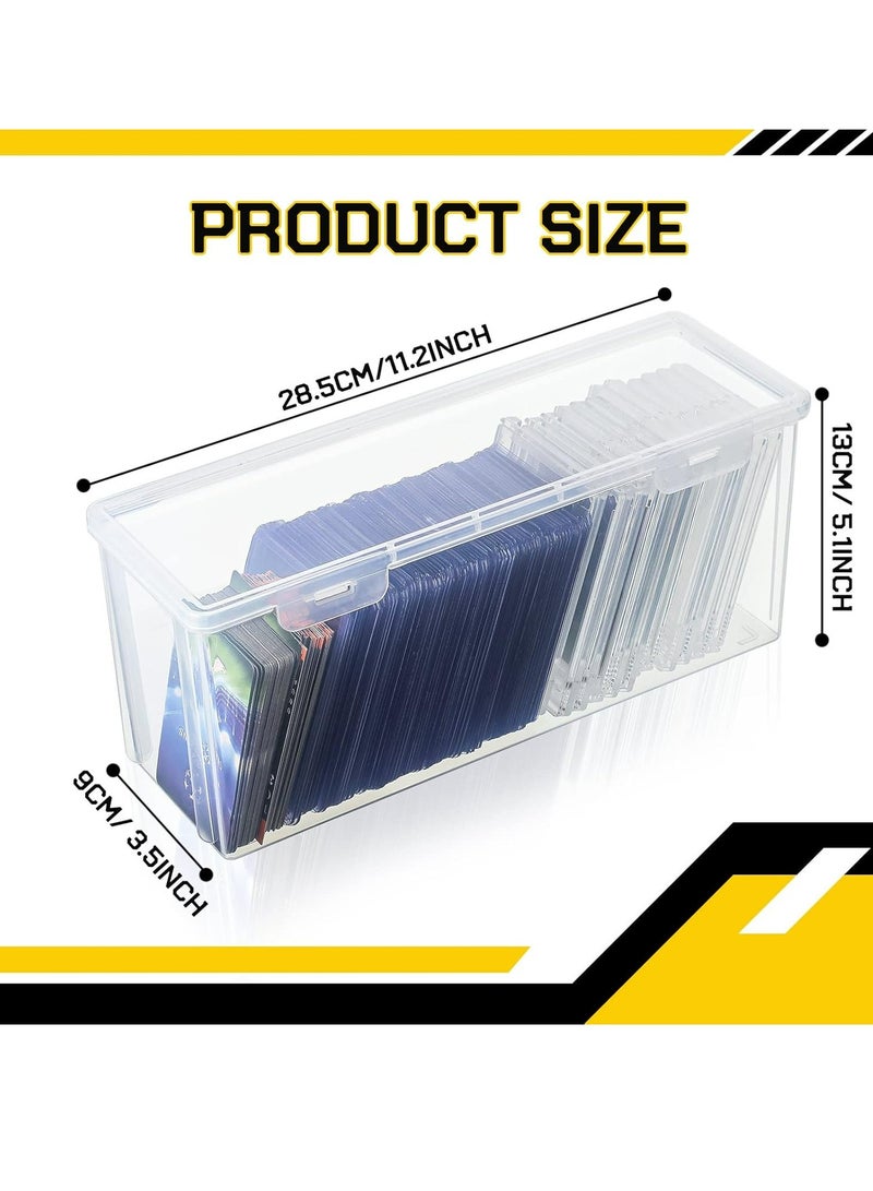 Oasisgalore MTG-Compatible Plastic Trading Card Box, Holds 1100+ Cards, for Baseball/Football/Pokemon Cards. - Image 2