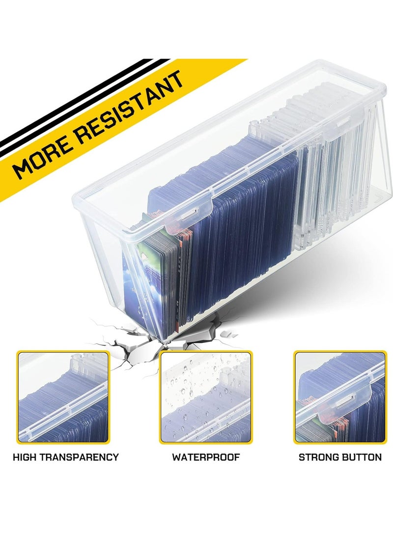 Oasisgalore MTG-Compatible Plastic Trading Card Box, Holds 1100+ Cards, for Baseball/Football/Pokemon Cards. - Image 3