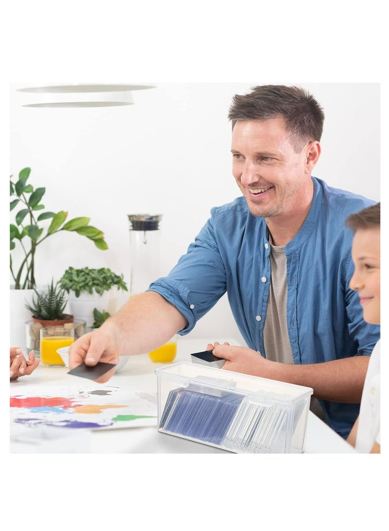 Oasisgalore MTG-Compatible Plastic Trading Card Box, Holds 1100+ Cards, for Baseball/Football/Pokemon Cards. - Image 5