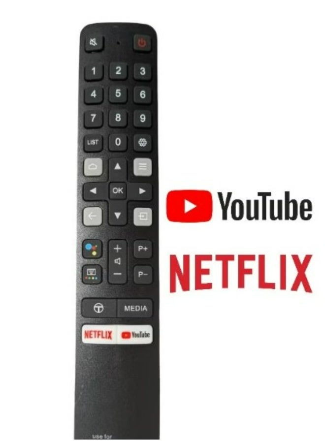 Remote Control For TCL Smart, LCD, LED TV black - Image 2
