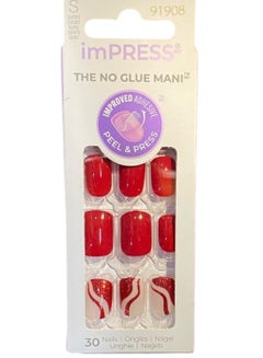 imPRESS THE NO GLUE MANI 30 Nails IMM44C Endlessly Size S