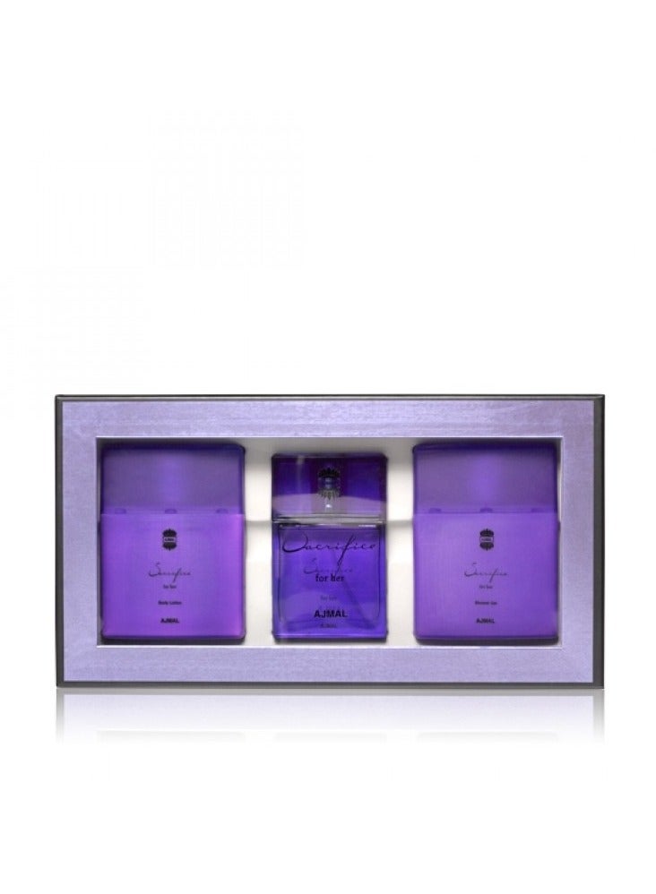 اجمل صندوق هدايا مكون من 3 قطع من Sacrifice For Her - Image 1