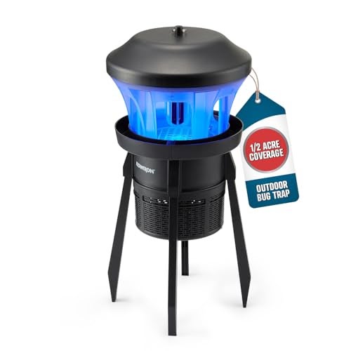 Flowtron Outdoor Bug Trap UV Light Powerful Fan Fly Killer with Acre Coverage Quiet Insect Control Weather Resistant Easy Clean Collection Chamber Patio Deck Yard ETL Certified - Image 1