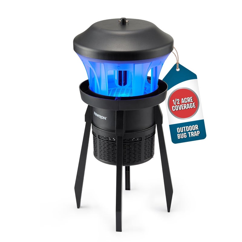 Flowtron Outdoor Bug Trap UV Light Powerful Fan Fly Killer with Acre Coverage Quiet Insect Control Weather Resistant Easy Clean Collection Chamber Patio Deck Yard ETL Certified - Image 2