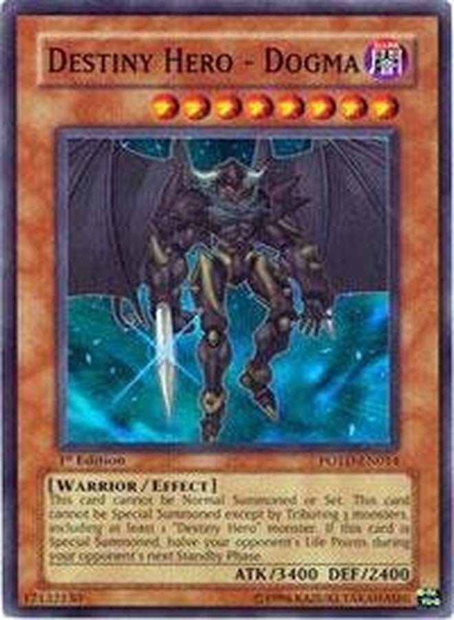 Yu-Gi-Oh! - Destiny Hero - Dogma (POTD-EN014) - Power of The Duelist - 1st Edition - Super Rare