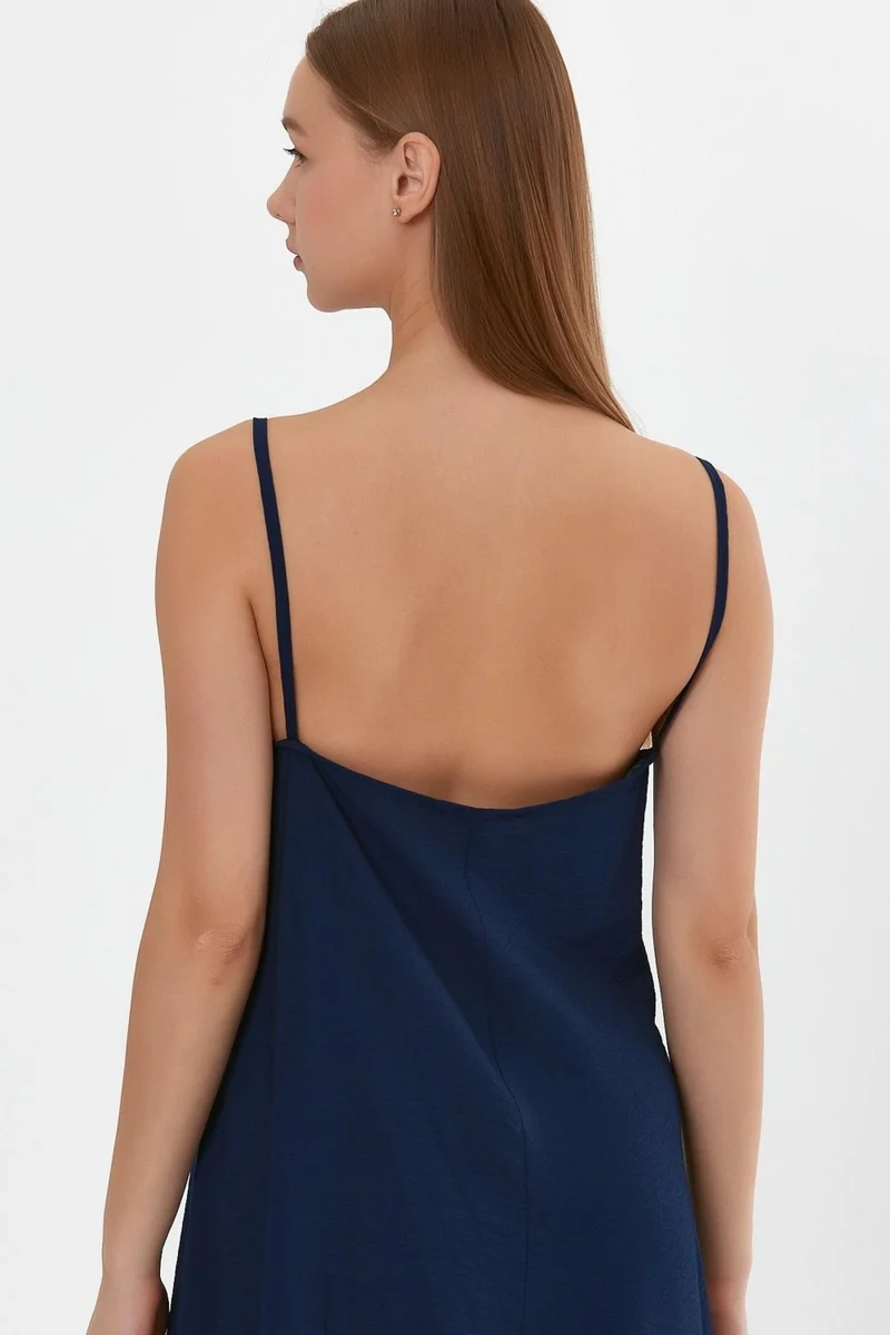 الكسندر جاردي Alexandergardı Thin Strap Long Dress (B23-0052 02)