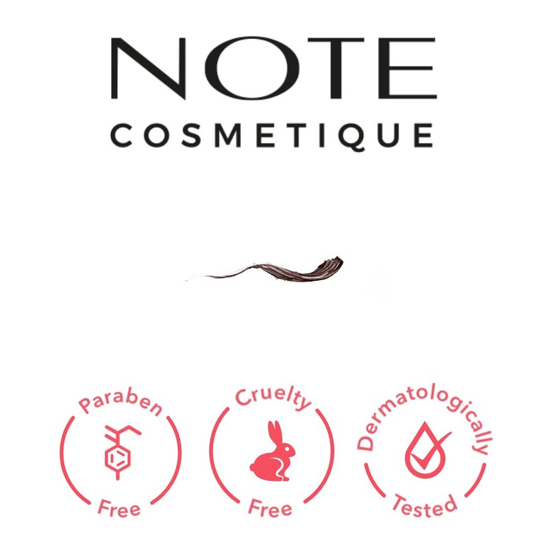 NOTE COSMETIQUE Cosmetic Note Eyebrow Pencil Micro Brow Essentials Eyebrows Pencil Brow Fiber Mascara Ultra Precise Brush Long Hold 04 GREY BROWN - Image 2