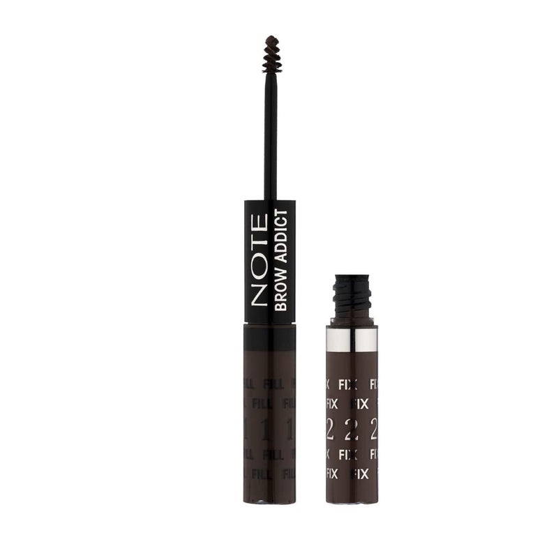 NOTE COSMETIQUE Cosmetic Note Eyebrow Pencil Micro Brow Essentials Eyebrows Pencil Brow Fiber Mascara Ultra Precise Brush Long Hold 04 GREY BROWN - Image 1