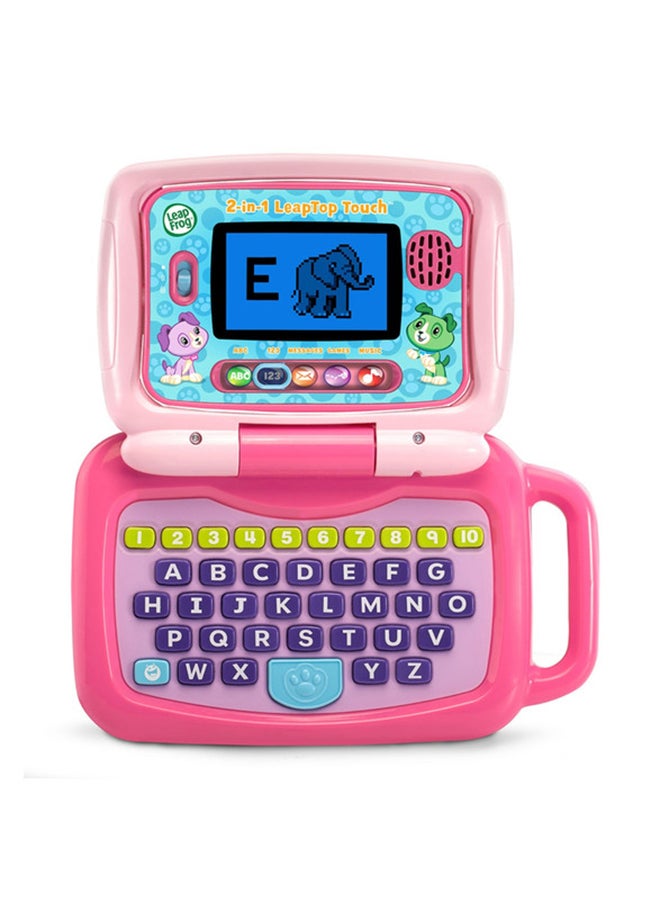 LeapFrog 2 In 1 Leaptop Touch - Pink  - Image 1