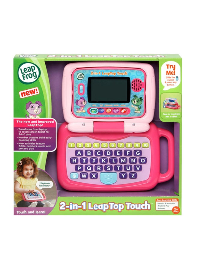 LeapFrog 2 In 1 Leaptop Touch - Pink  - Image 4