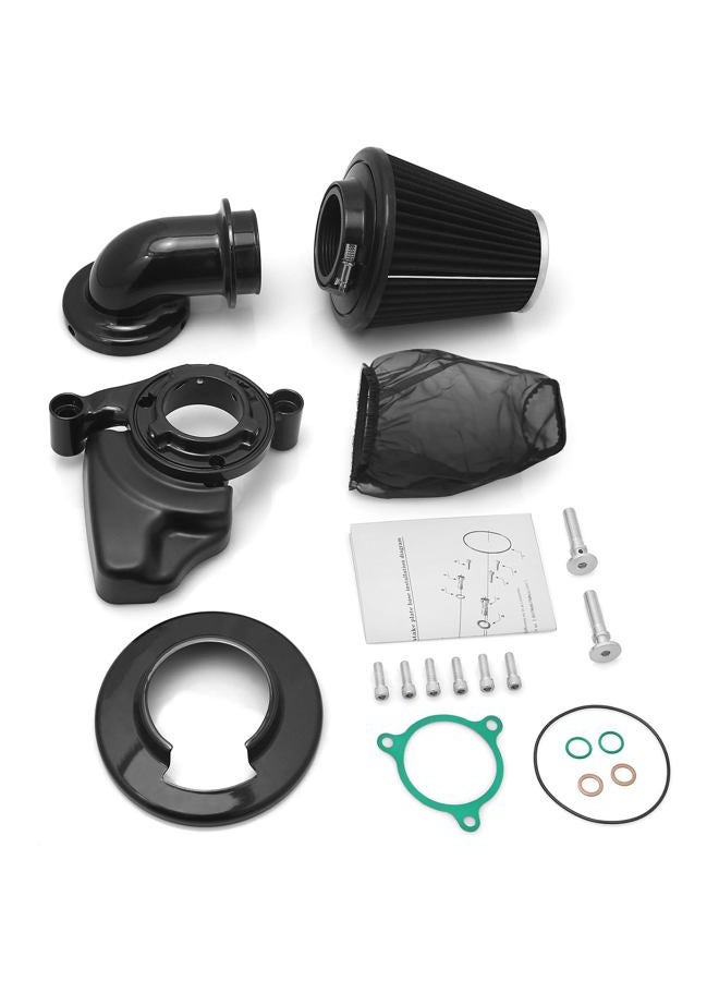 TOPRAMETAL Black cone Air cleaners filters kits stage 1 for harley M8 Touring Road king Street electra Glide Softail Slim 2018-2023 - Image 2