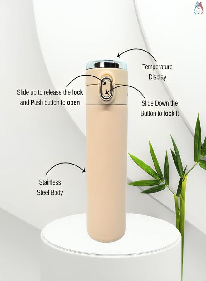 Babylief™ Thermal Bottle with Temperature Display (Elegant Beige) - Image 3