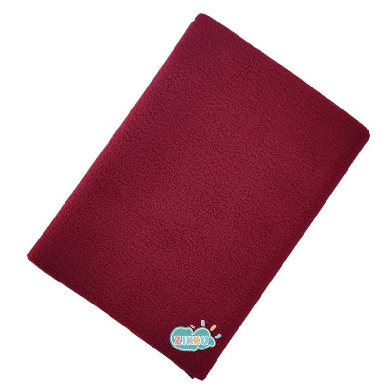 ZIKKU Dry Sheet for Baby/Newborn Bed Protector Waterproof Mat Quick Absorbency (Medium (100 x 70 cms), Maroon, 1) - Image 1